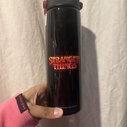 Stranger things water bottle