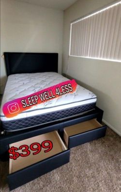 New Queen bed