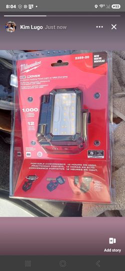 Milkwaukee 1000 lumenos light