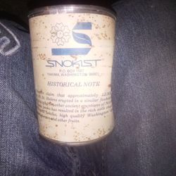 Dented Can Of Snokist Mt. Saint Helens Ash (May 18th, 1980)