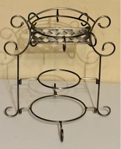 Metal Wire Tiered Stand