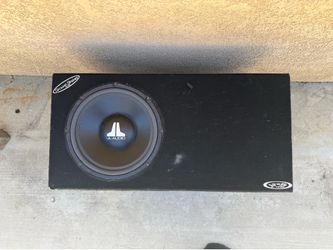 jl audio 12” W6 sub in ground shaker ported box