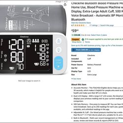 NEW Bluetooth Blood Pressure Monitor