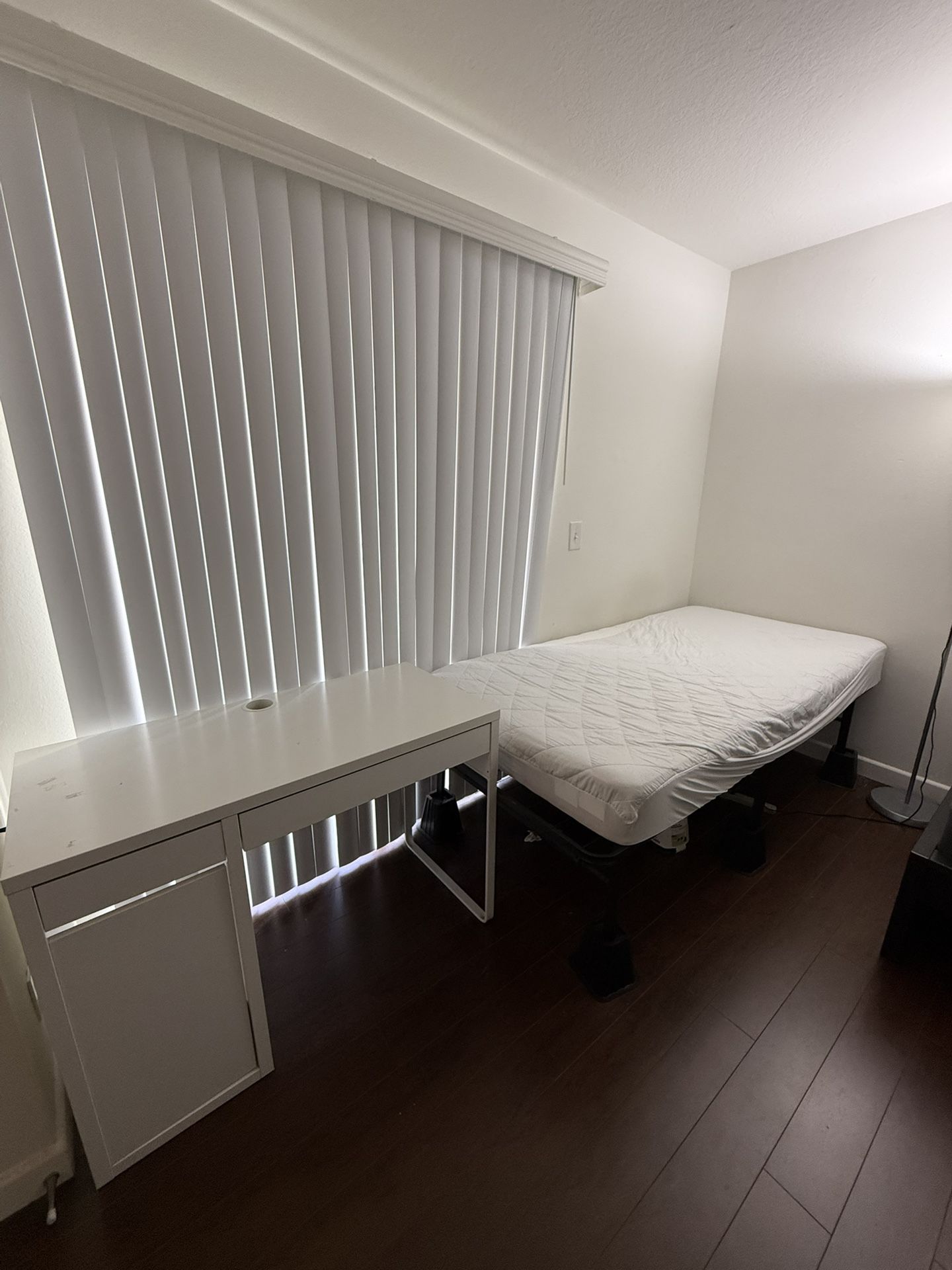 Bed, Bed Frame, Desk Combo