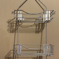 Brushed Nickel Shower Caddy 