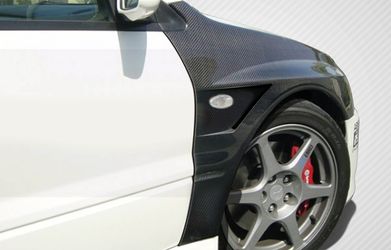 Blemished 2003-2006 Mitsubishi Lancer Evolution 8 9 Carbon Creations OEM Look Vented Fenders - 2 Piece