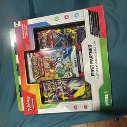 Pokemon First Partner Illustration Collection Series 1 Sealed