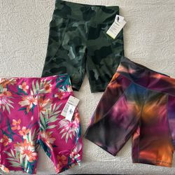 New Girls Bike Shorts Size 10/12 Price Is For All 3pcs 