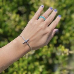 Cross Bracelet Or Anklet 