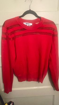 DKNY Red Holiday Sweater - Size Small Women’s