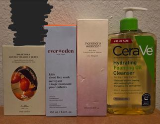 Skin care products- ever eden, Dr. Althea, Cerave, SkinMedica