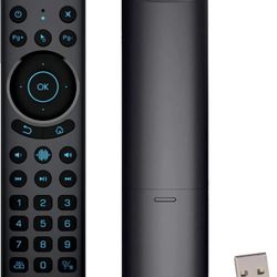 Bluetooth Voice Remote Control,USB Wireless Voice Control Sensing Backlit Air R