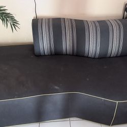 sofa with table 