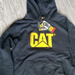 Cat Mens Medium Hoodie Sweatshirt New
