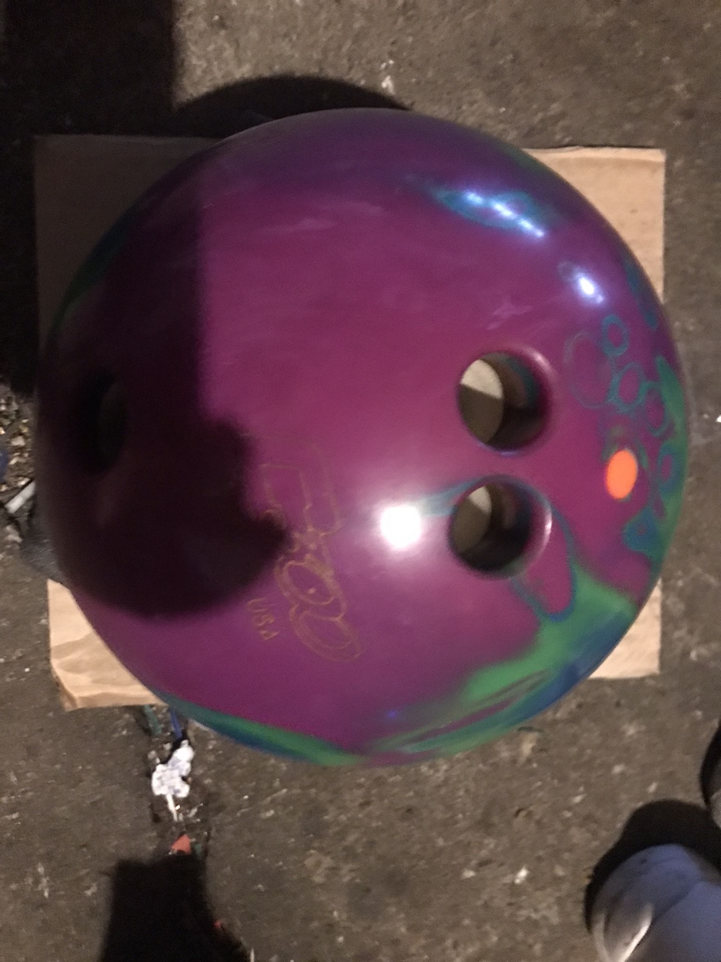 Columbia 300 Bowling Ball With Bag And Size 11.5 W Shoes