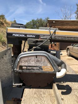Craftsman radial saw
