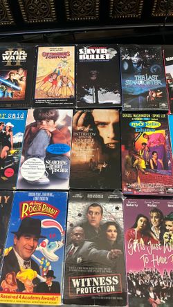 33 vhs movie bundle all for $35