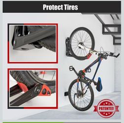Ultramall® BIKEPAL ROLL-ON WALL MOUNT BIKE RACK