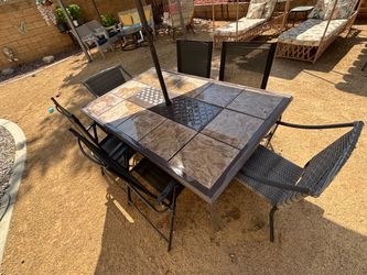 Table with 6 Chair Set