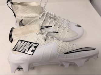 Nike Vapor Edge 360 Untouchable Mid Football Cleats White Silver FQ0235-102 Mens 8.5