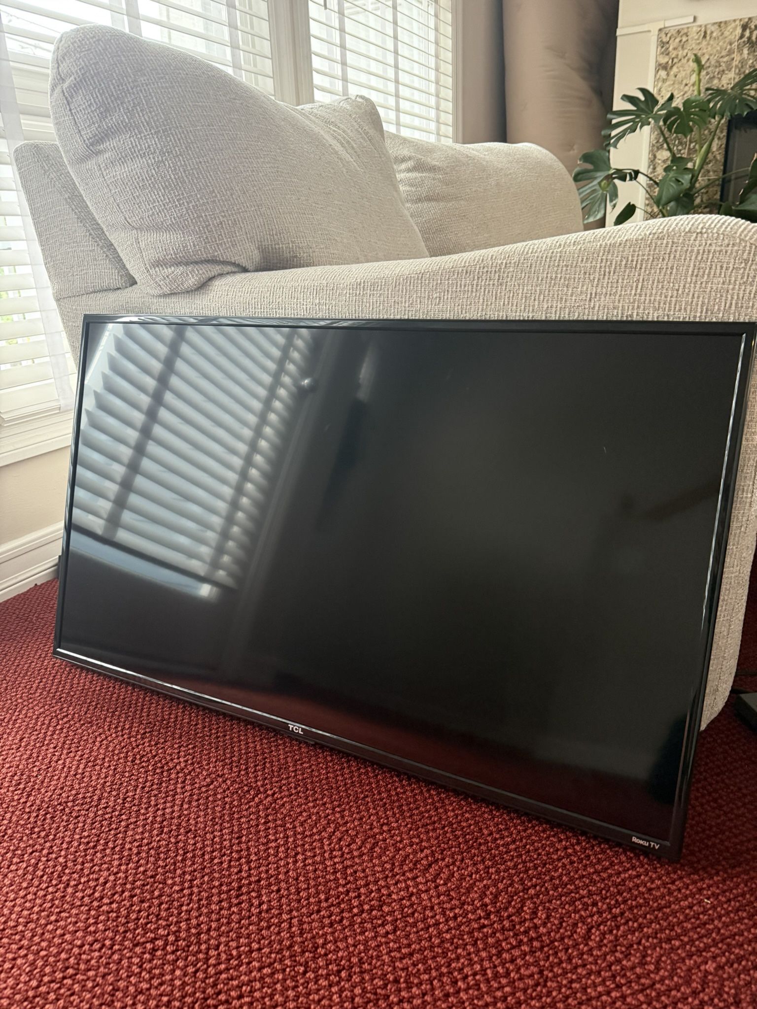 TCL 55” 4K Roku Smart TV + Wall Mount – $180 OBO