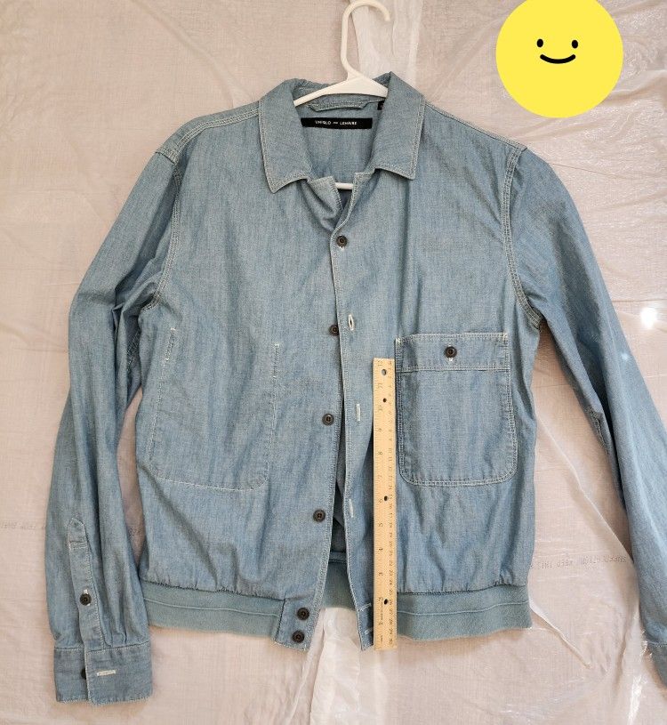 UNIQLO LEMAIRE Denim Shirt Jacket M Size for Men Travel Outdoor School Youth Adult