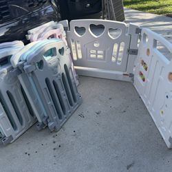 Lknew baby play yard activity gates