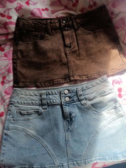 Women skirt jeans