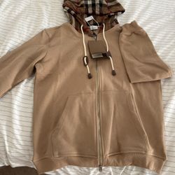 burberry zip up hoodie