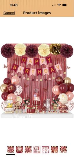 Birthday decoration bundle