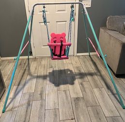 Girls baby swing