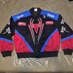 Civil Regime x Marvels Spiderman Racing / Bomber Jacket - Size M