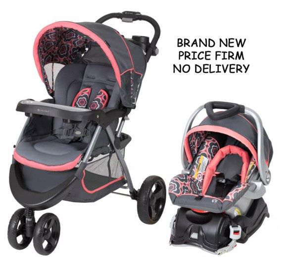 New, Price Firm, Baby Trend Nexton Travel System - Coral Floral