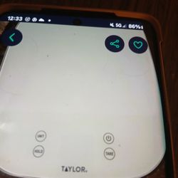 BATTERY -OPERATED KITCHEN SCALE 