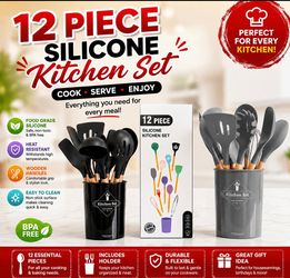 12 PIECE SILICONE -Kitchen Set