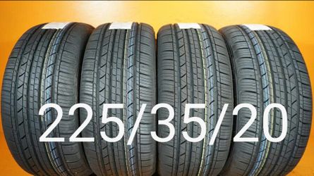 4 New Tires For Sale 225/35/20 We Service Motorcycle Tires