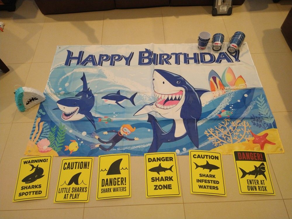 Shark Party Decorations 