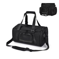 “New”Deluxe Pet Carrier/car Seat(reinforced Metal Frame)Grey(retail $35)