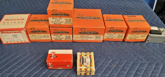 Original Vintage NOS Simpson Gauges