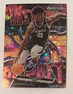 AJ Griffin 14/20 fun Duke card