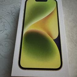 Brand New IPhone14, Yellow, 128 GB