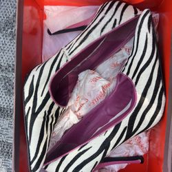 Charles Davis Zebra Heels