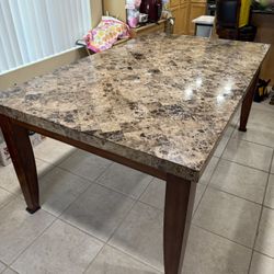 Marble Dining Table And Chairs