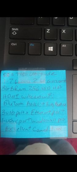 Dell 7480 latitude fast Intel I-7 6th gen windows 11 pro excellent condition
