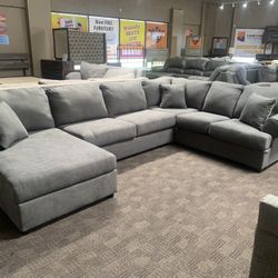 Grey Sectional Couch New 