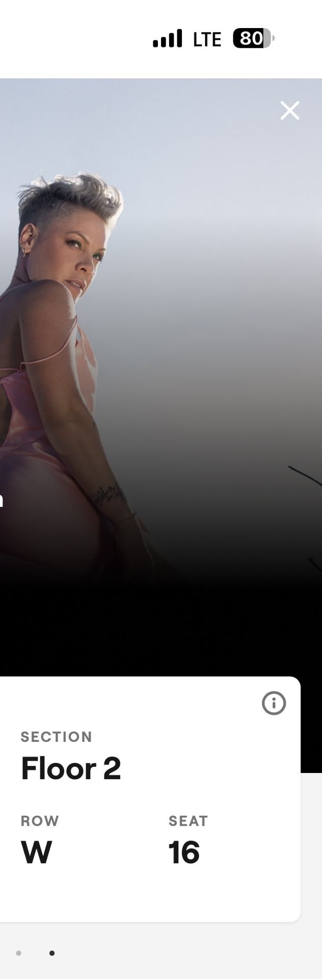 Pink Concer Tickets