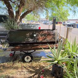 Bbq smoker trailer