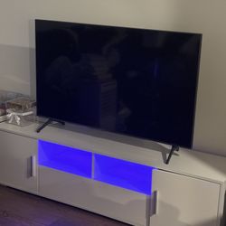White Tv Console $85 Obo 