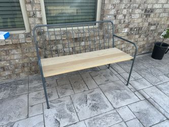 Bench - Wood+Metal - New In Box