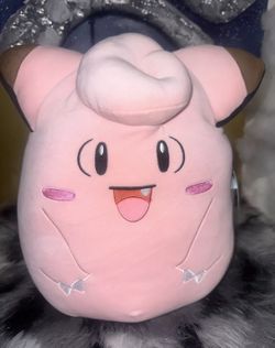 Squishmallow 12” Pokemon Clefairy Pokémon Center Exclusive
